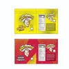 Toptan İlaçlı Warheads Çanta 500 mg Ekşi Twists Jöle Fasulye Chewy Küpleri Yemekleri Paketleme Çantası 3 Türleri Şeker Koku Geçirir Kaplama Fermuar Kılıfı Mylar Paketleri