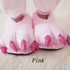 Winter Warm Soft Indoor Floor Slipper Men Shoes Paw Funny Animal Christmas Monster Dinosaur Claw Plush Home 211228