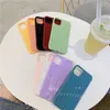 Candy Cor Macio TPU Mala Casos para iPhone 12 11 Pro Max XS XR 7 8 Plus Captura traseira à prova de choque