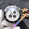 44mm II B01 Datum AB0162121B1S1 Japan Quartz Chronograph Mens Watch Black Dial White Subdial Gummi Stopp Stopwatch Klockor TimeZonWatch E05A (3)