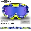 Ski Snowboard Glasögon Nenki Motocross Off-Road Goggles Dirt Bike ATV Down DH MX Utbytbar Lens Motorcykel Racing Eyewear