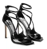 2021s Diseñador Zapatos de noche nupciales Azia Gladiator Sandals Shoes Tacones altos de las mujeres Toe abierto Perfect Lady Bombas EU35-43, con caja