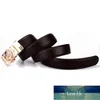 Ceinture de loup en cuir véritable pour hommes Ceinture en alliage de strass polychrome boucle automatique noir Marque de luxe grande taille Ceinture Homme Prix usine design expert Qualité