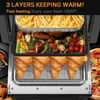 US STOCK Air Fryer Toaster Oven Combo, WEESTA Convection Oven Countertop, Large with Accessories & E-Recipes, UL Certifieda30 a54 a26