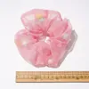 2021 frühling Sommer Berufung Frauen Mädchen Organza Scrunches Nette Haarballen Im Inneren Oversize Haar Chouchou Große Größe Haar Scronchies