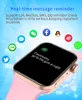 2022 Ny IWO Serie 7 Smart Watch 1.75 tum DIY Face Armbands Heart Rate Män Kvinnor Fitness Tracker T100 Plus SmartWatch för Android Xiaomi iOS Telefon PK R7 W26 W37 T500
