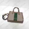 Beige Canvas Ophidia Mini Tote Handle Shoulder Bag Leather Italy Brand Green Red Web Stripe Designer Women Luxurys Handbag Cross Body Purse Wallet Travel Bags Flap