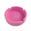 22 estilos Silicone Ashtray Creative Redondo Anti-choque Fumaça de fumaça de cinzas Moda Ambiental Hotel Home Square