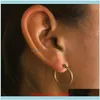 Orecchini Jewelryearrings For Women Fashion Geometric Ear Jewelry Aessories Sets Cristalli casuali femminili Round Gift Lady Hoop Hie Drop Deliv