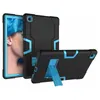 Tablet PC Protective Cases för iPad 10.9 10: e Gen 2022 Pro 11 12.9 2021 10.2 8th Gen Air 5 4 Mini 6 3 Kickstand stötsäker silikonskal