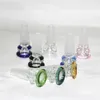 Hookah Glass Bong Bowl Adapter 14mm en 18mm Mannelijke Joint voor Waterleidingen Smoking Pipe Recycler Oil Rigs Bongs