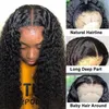 26 -calowe brazylijskie peruki kręcone włosy przezroczyste 13x4 fala wodna koronkowa front dla czarnych kobiet krótki bob prekurowany 180 gęstości D2152700