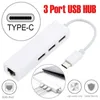 USB3.1 Type-C do RJ45 Ethernet Karta sieciowa Adapter LAN 3 Port 3,1 koncentrator na telefon MacBook Tablet PC