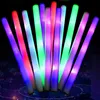 Light-Up Foam Sticks Party Concert Decor LED Soft Batons Rally Rave Bacchette luminose Cambia colore Flash Torch Festival Bastone luminoso