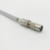L9CB Telescopic Antenna Stretch Length 29.53'' F-Plug F Type Female Plug Connector with Adapter for TV Table Top Radio