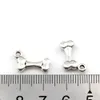 200PCS Alloy Dog Bone Charms Pendants för smycken gör armband Halsband DIY Tillbehör 10.2X16.5mm A-635