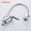 Accoona Zinc Alloy Kitchen Faucet Tube 3 kinds of Water Way Outlet Pipe Tap Basin Plumbing Hardware Brass Sink Faucets A4868 211108