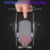 FDGAO 10 W Automatische Klemmung Qi Wireless Auto Ladegerät Halterung Für IPhone 11 XS XR X 8 Schnell Lade Telefon halter für Samsung S10 S9