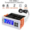 STC-8080A + Kylskåp Termostat Temperaturregulator Kylning Automatisk avfrostning Timer Intelligent Single Probe 40% AV 210719