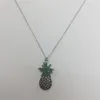 Moda łańcuch Choker 925 Srebrny naszyjnik dla kobiet Trendy Neon Super Luxury Ananas Collares Turkish Fine Jewelry