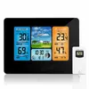 Other Clocks & Accessories LCD Digital Indoor/Outdoor Wireless Weather Station Clock Yellow/Black/Silver Calendar Alarm