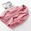 Zimowa wełna kurtka polarowa damska gruba sweter sweter termiczny wiatroodporny wiatrówka wiatrówka żeński z kapturem cieplej płaszcz M-4XL 211014