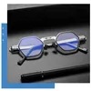 Sunglasses Sighttoo Folding Reading Glasses Men Women Anti-Blue Ray Presbyopic Special Eyeglasses Metal Hexagon Frame With Case