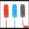 Dusters Tools Organizzazione delle pulizie Garden Drop Delivery 2021 Spolverino regolabile in microfibra Estendere Stretch Feather Home Duster Air-Cond