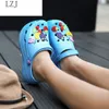 Summer Women Platform Garden Sandals Cartoon Fruit Slippers Slip On For Girl Beach Shoes Fashion Slides Outdoor Y0412