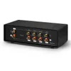 Nobsound MICLINE Analog Dual VU Meter Sound Level DB Panel Display 4way Audio Splitter Switcher Box Music Spectrum Visualizer 216614801