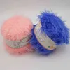 1 pc 10 peças * 50G Coral Mink Flocking Pele Mohair Cashmere Fio para tricô de lã malha para tricô de mão Crochet Laine Tricoter T4 Y211129