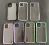 Mode Acryl Cases Matte Clear Phone Case Transparante Back Cover Protector voor iPhone 12 Mini Pro Max x XR XS