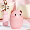 G107 kleine luchtbevochtiger Draagbare 220ml Luchtbevochtiger Leuke Kawaii Aroma Olie Diffuser USB Cool Mist Sproeier met Kleurrijke Zachte Ni327A