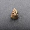 Newretro Pure Copper Mini Snail Statue Ornaments Desk Antique Brass Tea Pet Collection Heminredningar EWF7746