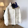 Warme winterjassen opstaande kraag dikke Koreaanse vintage mode vrouwen parka elegante mujer chaqueta tops 18632 210415