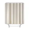 Inya Fabric Shower Curtain Liner White Polyester Soap Resistant Waterproof Machine Washable Bath 210915