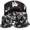 Cappelli a secchiello più nuovi arrivi Men039s e Women039s sport Sons metallo ananas fishman cartoon stile estivo bob fishin6023855