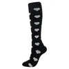 Men039s och Women039s Running Sports Pressure Socks Elastic Football Socks Long Tube High Tube Compression Socks2190539