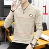 Long-sleeved T-shirt men's autumn wild round neck Korean version of the trend 210420