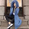 Fodera rimovibile invernale da donna Plus Size Piumino in cotone Capispalla allentato Cappotto lungo lungo da donna 211018