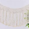 Wall Hanging Tapestry Macrame Wall Art hand-made Dyed Tapestry Lace Fabric Bohemia Tassel Boho Home Decoration Gift 210609