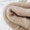 ファッションカシミアの女性男性冬の冷たい保護二重層厚い暖かいタッチスクリーンニットウール手袋220113
