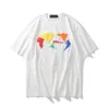 IEFB TEE Земля буквы печати Футболка мужская мода Harajuku моды круглые шеи с коротким рукавом уличная одежда Trend черные вершины 9y7436 210524