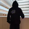 Erkek Hoodies Tişörtü Kış Satış Marka Kazak Rhinestone Gevşek Boy Kazak Retro Taç Hoodie