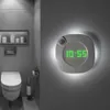 PIR Motion Sensor LED Wandlamp Magneet Indoor Nachtlampje met Time Clock voor Badkamer Slaapkamer Corridor Decor Vanity Wandlight