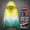 Höstjacka för kvinnor Hooded Patchwork Women's Spring Windbreaker Light med dragkedja Kvinnlig kappa Outwear 211029