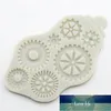 Tools Distressed Cogs Silicone Mold Fondant Cake Decor Molds Sugarcrafts Baking Cakes K623