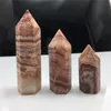 Decorative Objects & Figurines 1Pc Natural Rhodochrosite Crystal To Improve Mood Healing Point Gemstone Hexagonal Column Stone Mineral Home