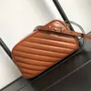 حقائب الكتف الفاخرة مصمم جيد براون حك حقيبة حمل حقيبة crossbody للسيدات جلد طبيعي مركب حقائب النساء الكراميل اللون size24x12x7cm