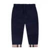 Grande qualité bébé garçons pantalons à carreaux automne hiver enfants pantalons enfants décontracté Long pantalon garçon pantalon